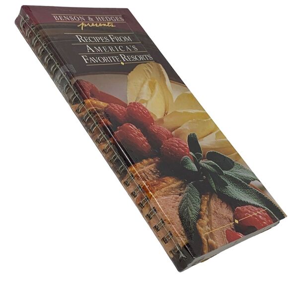 Vintage 80s Recipes From Americas Resorts Cookbook Benson and Hedges Cigarettes - Picture 6 of 6